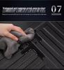 3D All-Weather TPE Floor and Trunk Mats for 2026 Chery iCAUR ICAR V27 with Carbon Fiber Texture Backrest