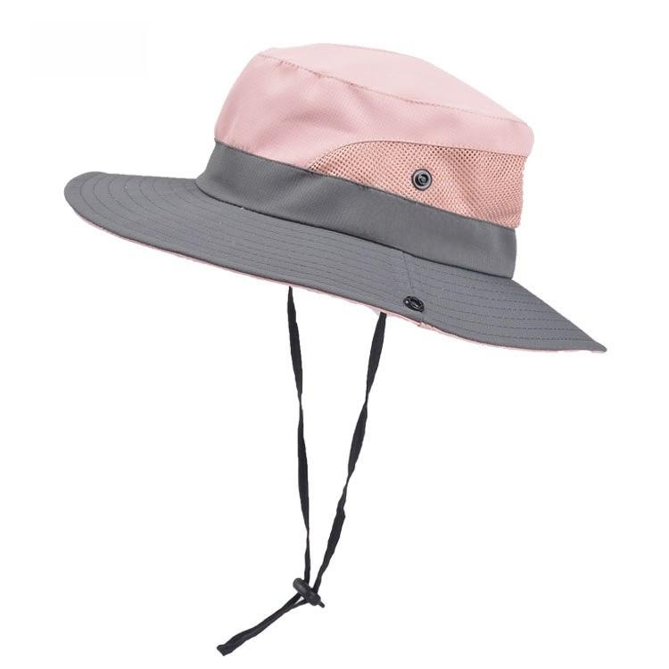 Summer Outing Hat For Women With Large Brim Sun Protection And Breathable Polyester Fabric