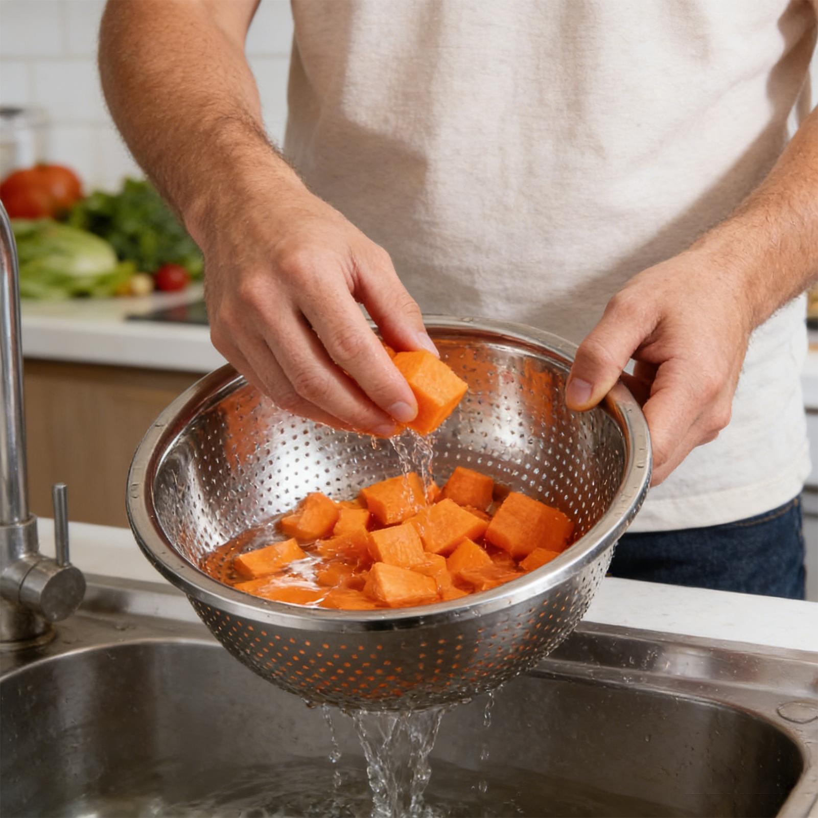 Stainless Steel Basin Rice Rinser Shredding Drainage Bowl Multifunctional Stainless Steel Basin With Grater For Kitchen Salad China Mainland