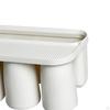 Toothbrush Cup Holder Organizer with Magnetic Punch Free