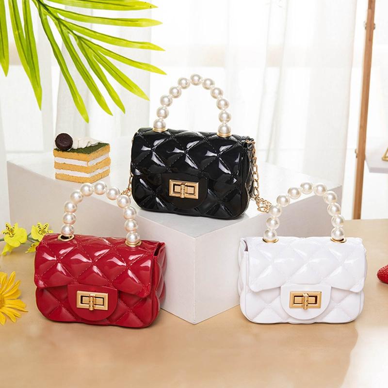 Transparent Jelly Small Square Bag Mini Chain Bag Fashion Version Shoulder Messenger Transparent Jelly Small Square Bag Mini Chain Bag Fashion Version Shoulder Messenger
