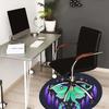 1pc Office Carpet Chair Mats Moonlit Luna Butterfly Perfect for Decorating Office Chairs, Living Rooms, Or Bedrooms