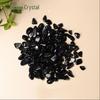 Natural Black Obsidian Crushed Stone for Purifying & Demagnetizing - Ideal for Fish Tanks, Bonsai, and Decor.
