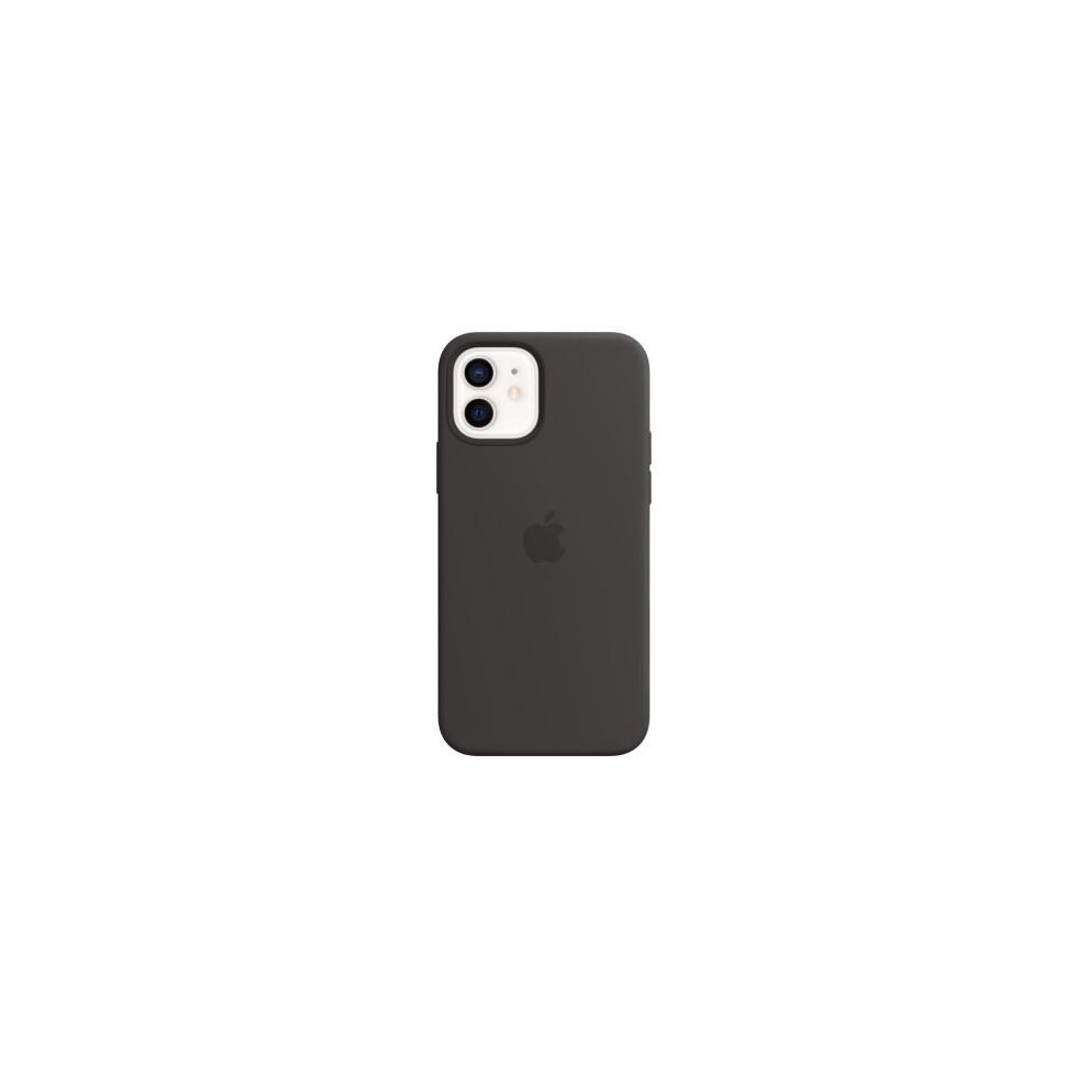 Silikonhülle mit MagSafe für iPhone 12 & 12 Pro - Schwarz