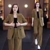 2025 Women's Spring Luxury Wide-Leg Pants & Blazer Set – Professional & Elegant Two-Piece Suit