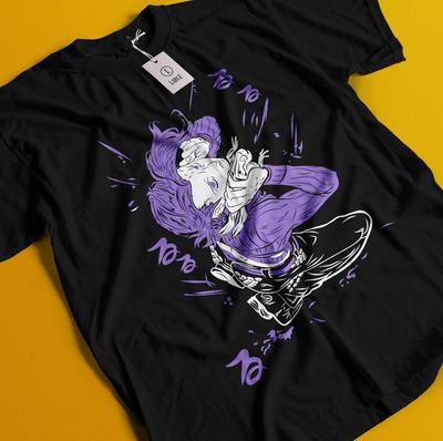 Jojo's Bizarre Adventure T-shirt Anime Manga Graphic Design Shirt Tee All Size