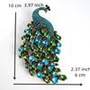 Vintage Luxury Rhinestone Phoenix Brooches Pins For Women Men Retro Wedding Party Jewelry Crystal Animal Fashion Brooch Pin