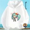 Latest Hatsune Miku New Kids Teens Fashion Cartoon Print Cotton Hoodie Fall Winter Hot Sale Trendy Stylish Best Selling