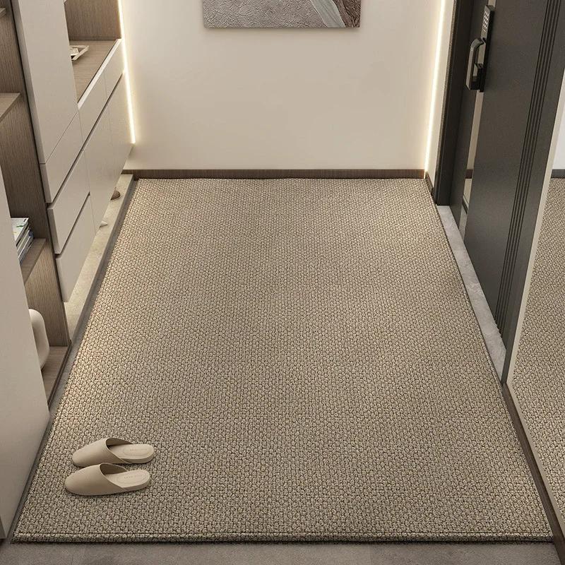 

Trim-to-Fit Door Mat Stain-Resistant Anti-Slip Washable Rug for Home Entryway Durable Floor Carpet 80x120cm