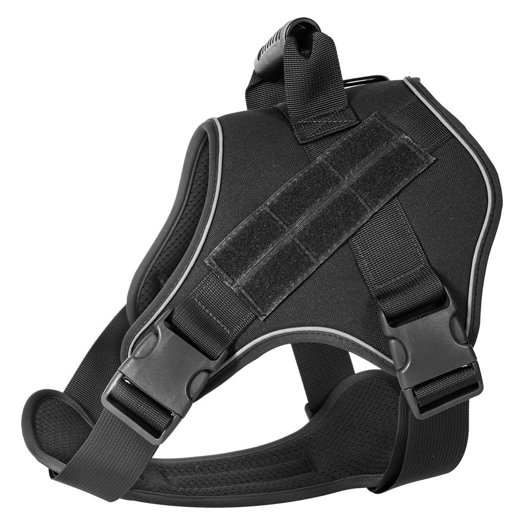 2025 Explosion-proof Pet Chest Strap Medium and Large Dog Dog Leash Bulldog Breathable Tactical Chest Back