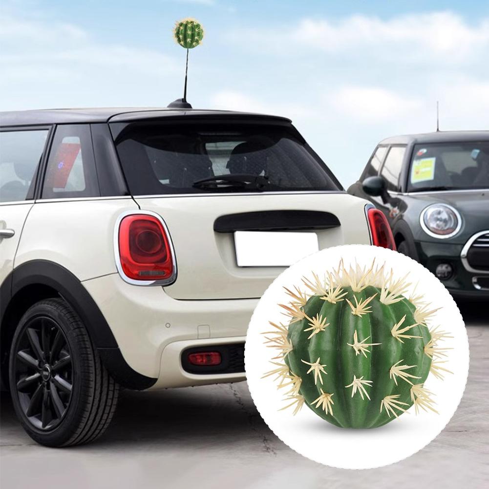 Auto Antennenaufsatz Dekoration 3D Niedlicher Cartoon Kaktus Antennenball Für Auto Dach Antenne Dekoration Zubehör T1x9