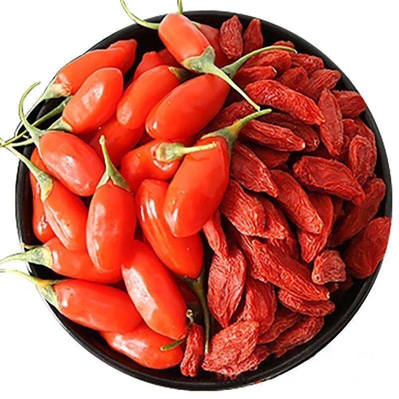 Premium 250g Bag of Authentic Dried Ningxia Red Goji Berries for Tea or Flower Fruit Tea.