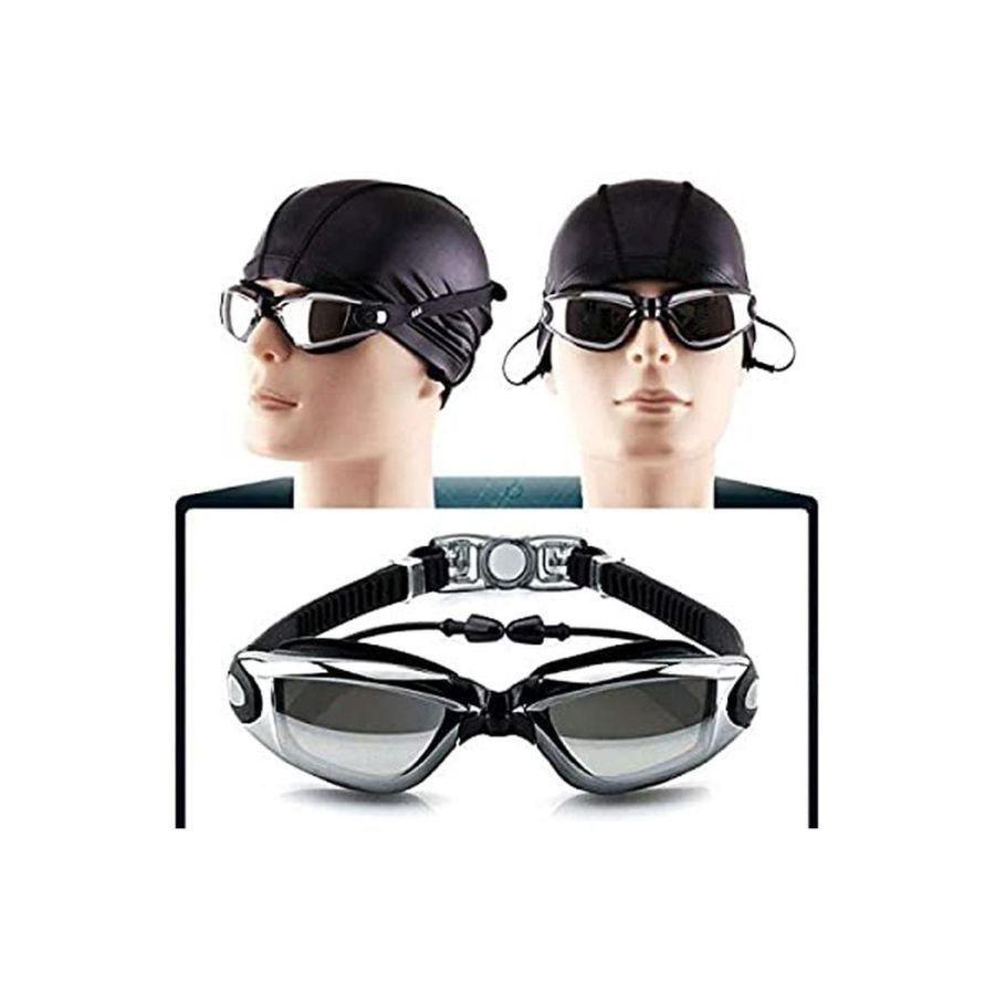 Latest Swimming Goggles for Adults Large Frame High Definition Anti-fog Electroplated Swimming Goggles Lenses Swimming Equipment