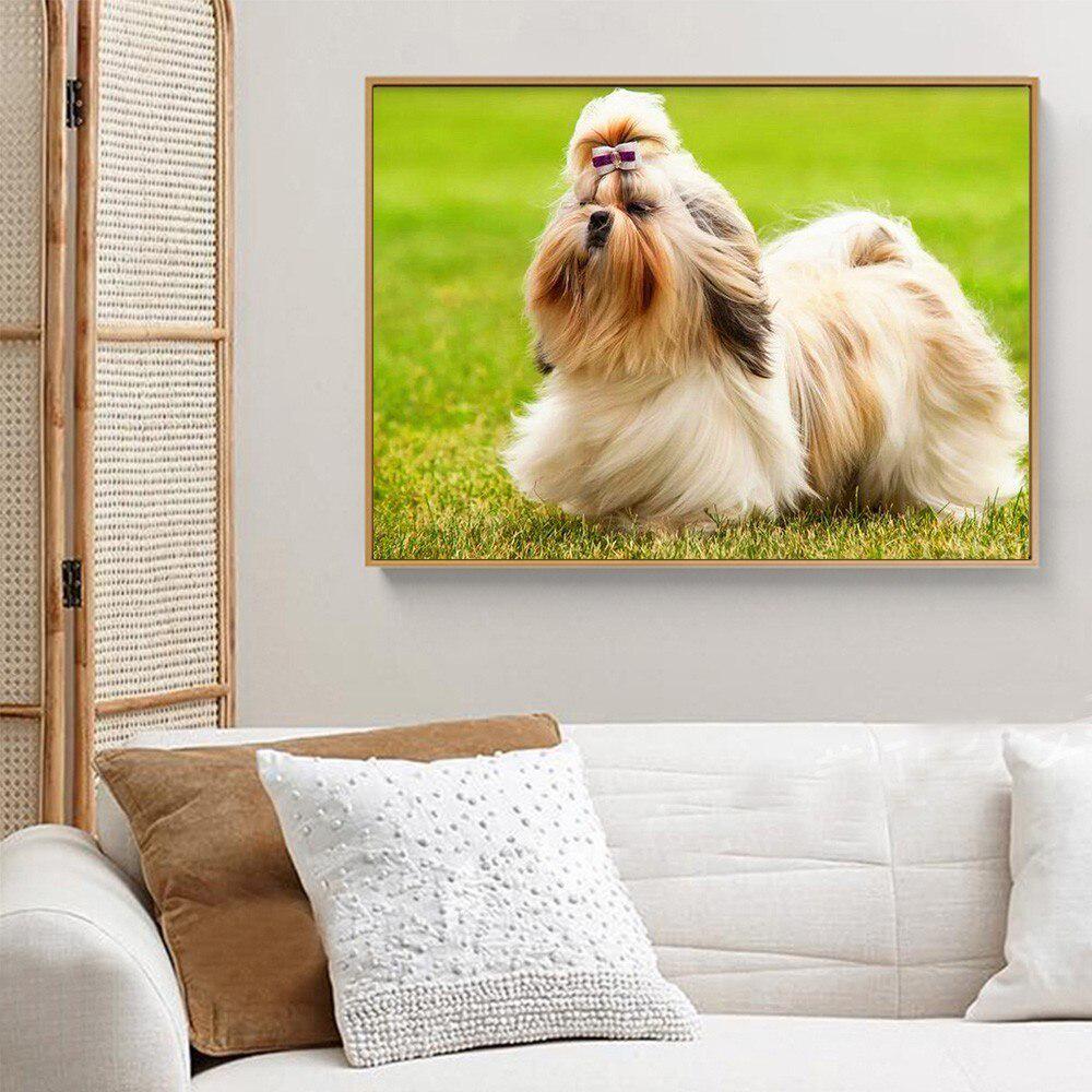 5D DIY Diamantbroderi Salg Dyr Hund Hel Rund Rhinestone Bilde Diamantmaleri