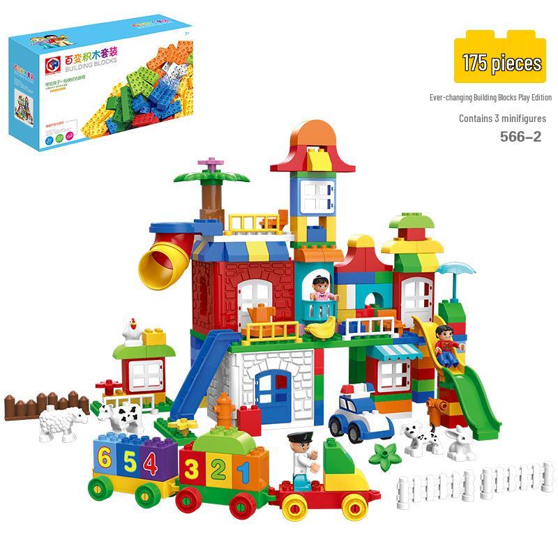 

Набор развивающих игрушек из 255 крупных строительных блоков для раннего обучения