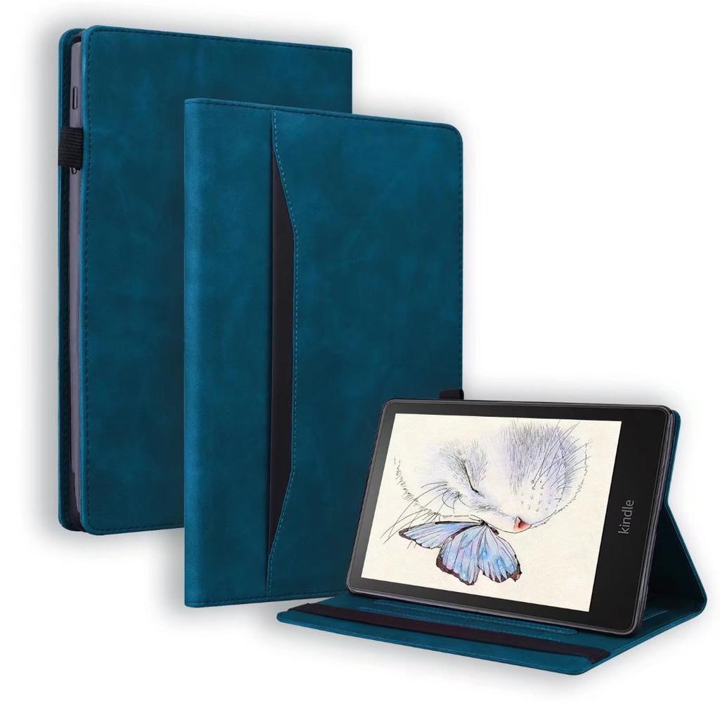 Kompatibilní s Amazon Kindle6 HD10 PLUS, Ochranné pouzdro na e-čtečku, Retro matné ražené jednobarevné