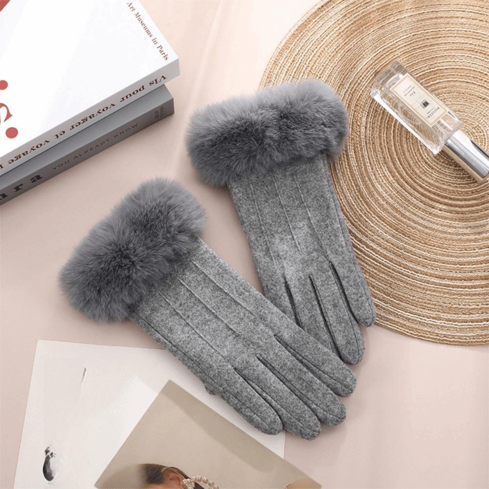 Windproof Touch Screen Gloves Wear-resistant Mittens Vintage Cycling Gloves