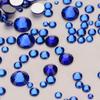 Rhinestones Multi Sizes Colorful Non Hotfix Rhinestone Flat Back Nail Rhinestones for DIY Crafts