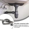 1pcs Expandable Flexible Kitchen Sink Sewer Pipe Bathroom Drains Tube Wash Basin Plumbing Rainwater Down Spout Hose