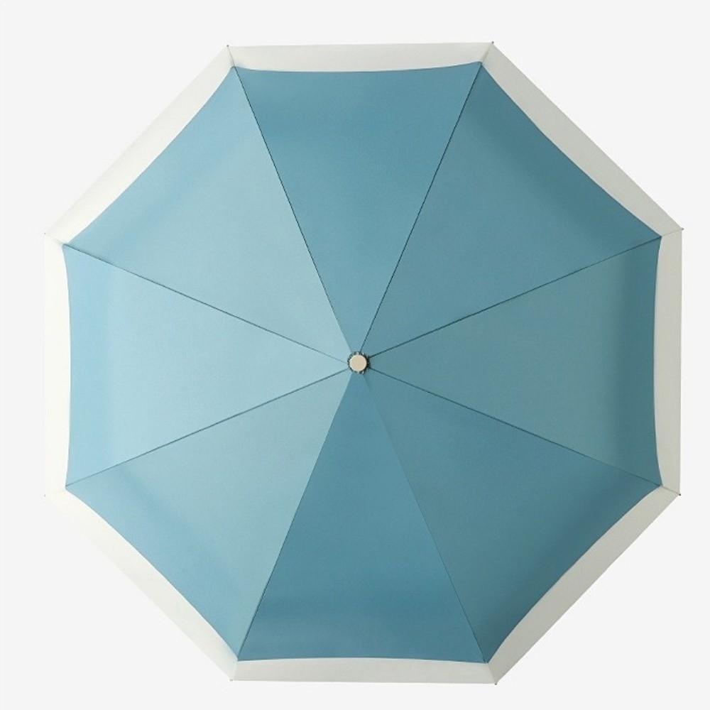 Automatic Open Folding Sun Umbrella Windproof UV Sunscreen Automatic Umbrella Large Format 3 Folding Ribs Sunny Rainy Umbrella