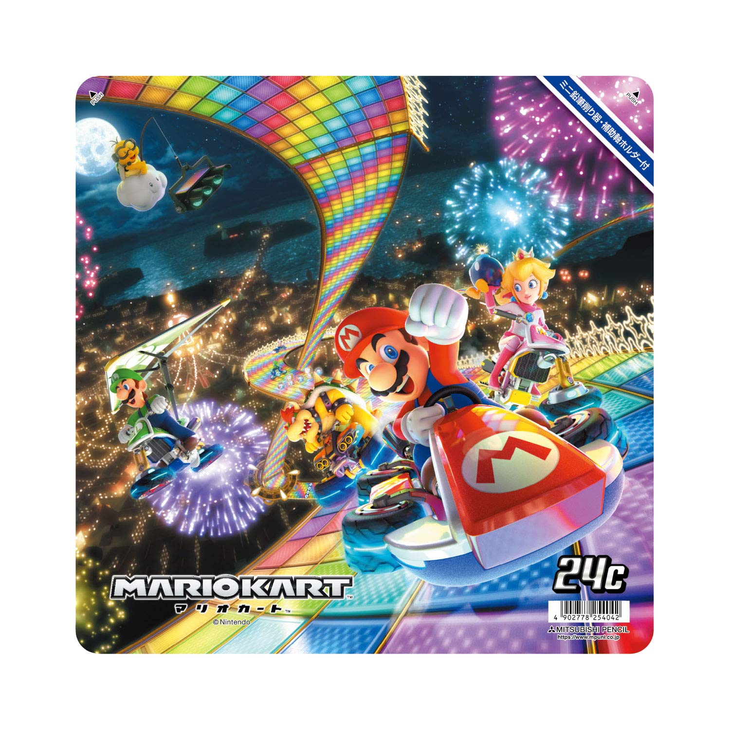 

Цветные карандаши Mitsubishi Pencil Mario Kart 890 24 цвета K89024CMKS2