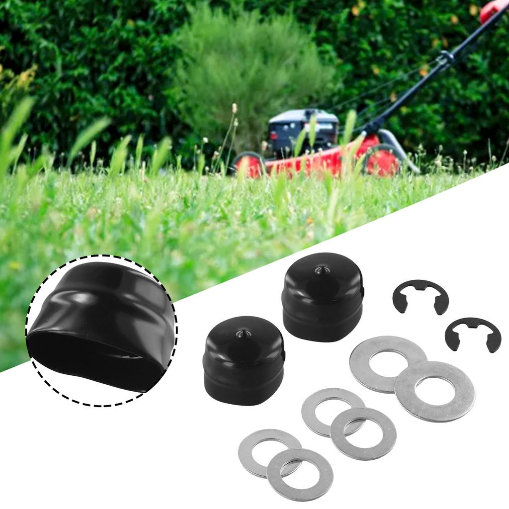 Hardware Kit Hubs 4pcs Thrust Washers 9040H Front Wheel Bushing For Craftsman 532188967 Hub Cap Retainer Washers