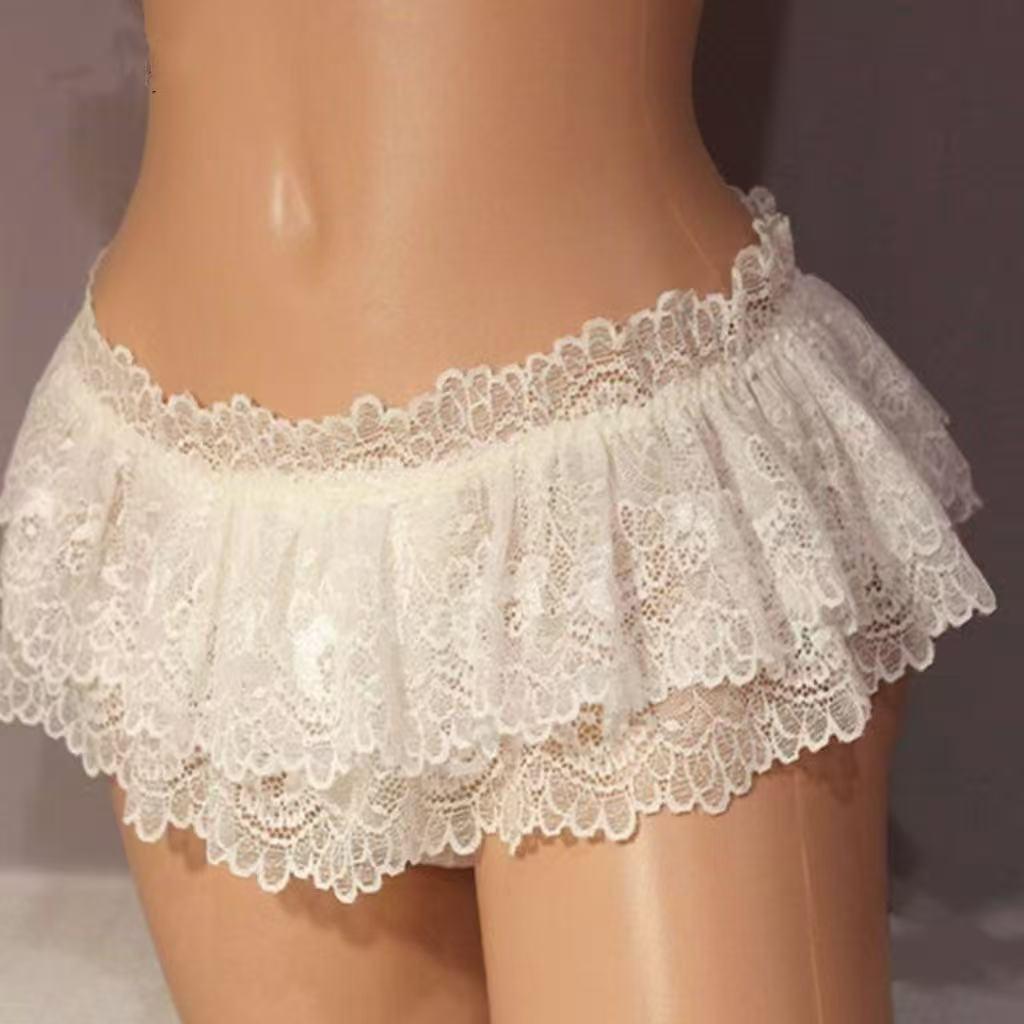Summer Temptation Lace Triangle Briefs: Sexy Women's Erotic Base Underwear