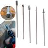 5pcs/set Carbide Burr Set Single Cut Solid Carbide Rotary Burrs Set Rotary Tool For Dremel Wood Carving Bit Grinding Engraving