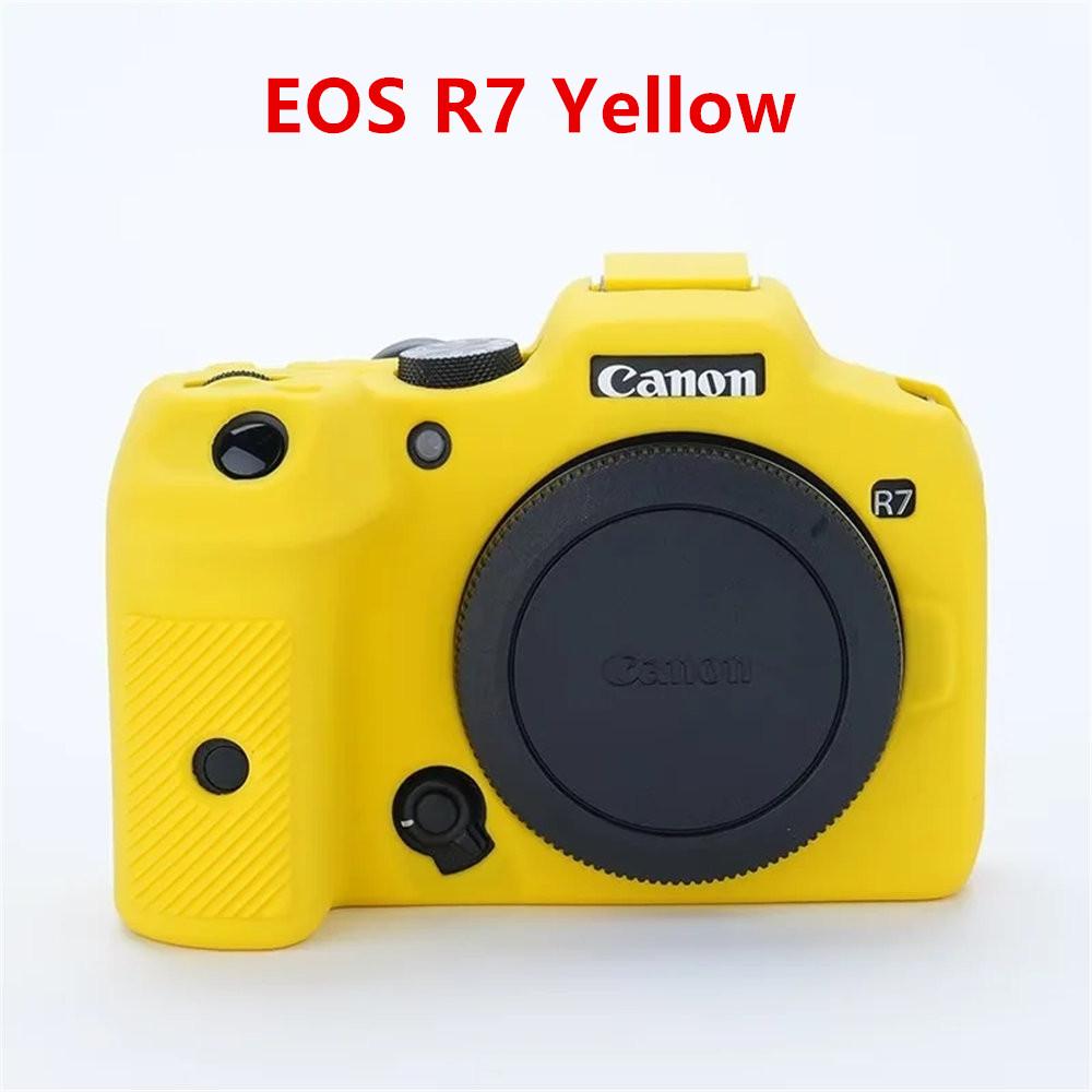 Soft Silicone Armor Camera Body Case For Canon EOS R10 R7 RP R6 R 7D 77D 600D 650D 700D Shockproof Cover