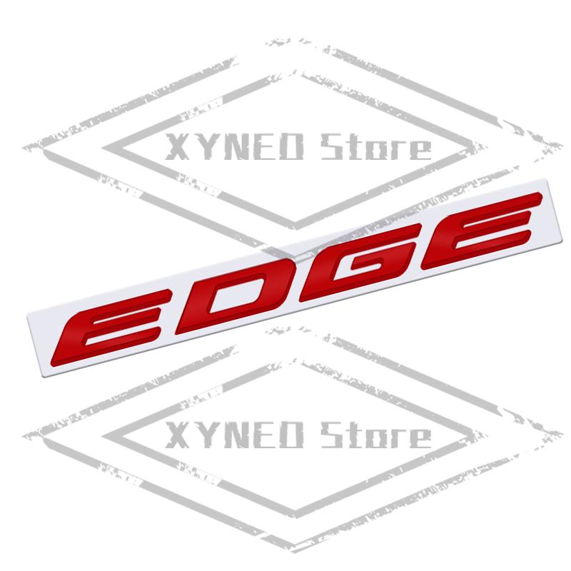 1Pc Car Sticker Metal For  Edge Logo ST Line Emblem Badge Trunk Decal Auto Accessories