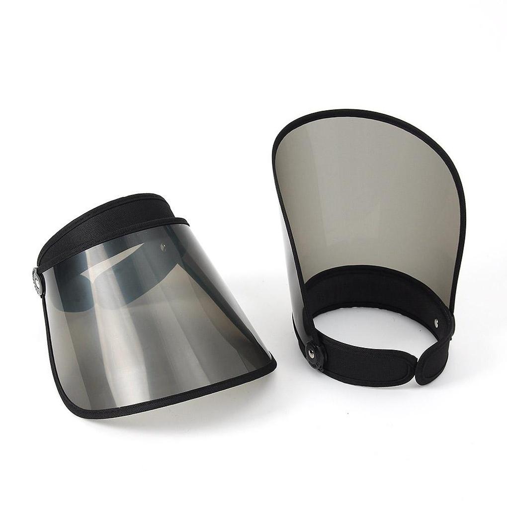 UV protection sun cap 2-piece set (black) sun visor