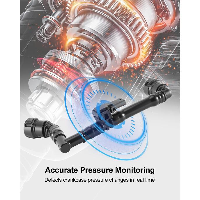 Crankcase Pressure Sensor Tube Assembly Fit for Ford F150 Replace 926-460 | Compatible With Expedition Lincoln Navigator Lobo 2015-2017 Replace