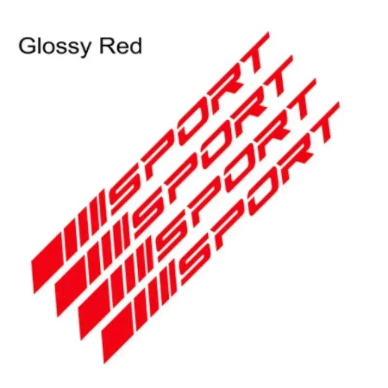 

Модные 4 шт. наклейки для автомобиля, колеса, диски, спортивные гонки, сделай сам, полосы, декоративные наклейки, эмблема, Стайлинг автомобиля, аксессуары для внедорожников, грузовиков