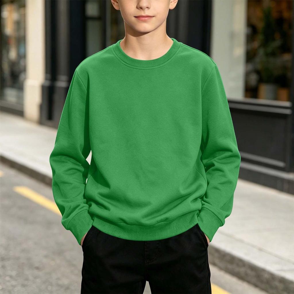 Lässiges Langarm-T-Shirt für Jungen und Mädchen für den Alltag