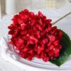 Wedding Garden 45CM Artificial Hydrangea Blue Realistic Fake Silk Flowers Colorful Home Decor