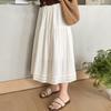 Women's Hemline Lace Skirt Women's Elastic Spring Loose Skirt