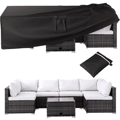 Τετράγωνο Τραπέζι Αδιάβροχο Κάλυμμα Εξωτερικού Χώρου Σπιτιού Αντηλιακό Κάλυμμα Τραπεζιού Συνδυασμός Κάλυμμα Καναπέ Εξωτερικού Χώρου Κήπου Έπιπλα Αυλής