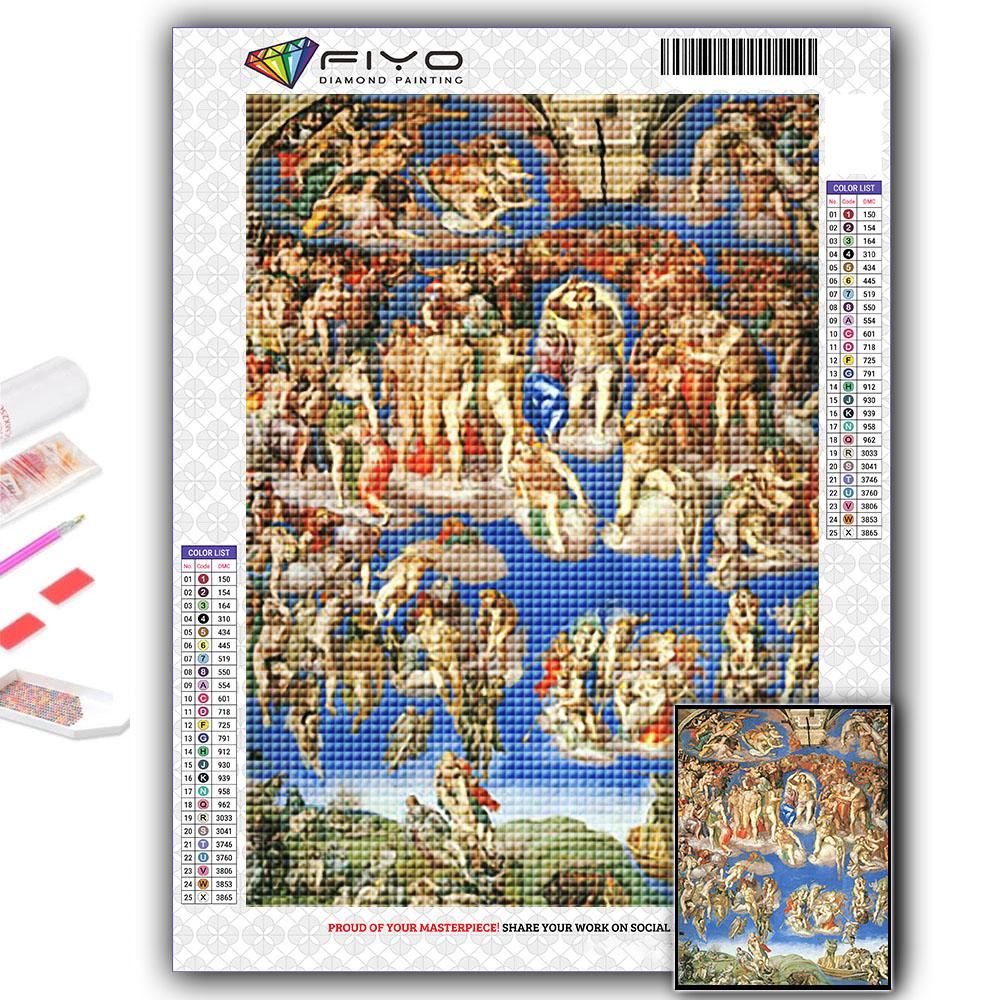 

5D DIY всемирно известная картина вышивка крестом стразы Алмазный рисунок вышивка мозаика домашний декор Full Square 20X30CM