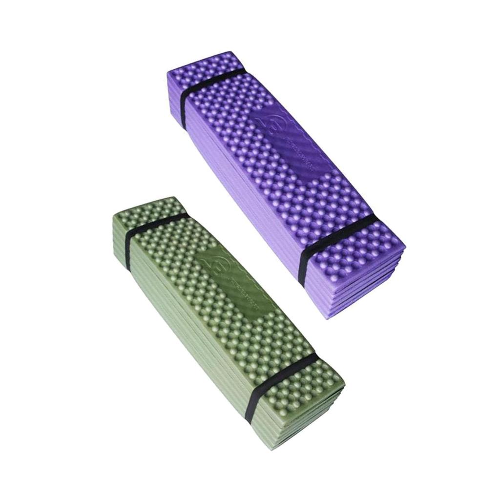 2x Portable Folding Sleeping Pad Seat Mat Mattress Tent Comfortable Lightweight Odorless Cushion