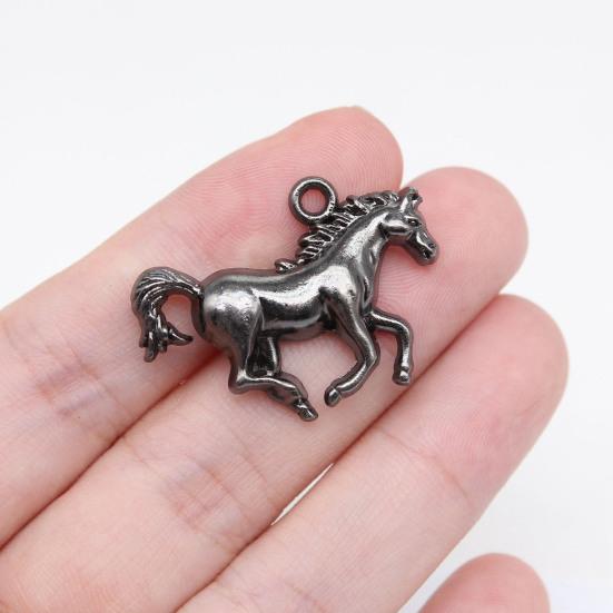 Metal Horse Pendant Retro Horse Charm Vintage Running Horse Pendant for Jewelry Making DIY Earrings Keychains Necklaces Craft Projects