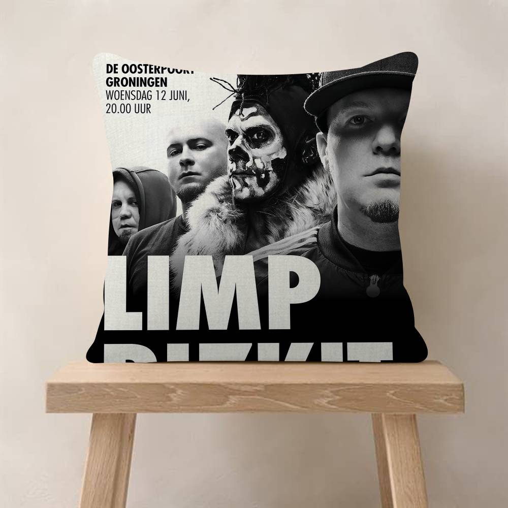 PC Limp BBizkit Cushion Cover Car Throw Pillow Case For Sofa Car Christmas Gift