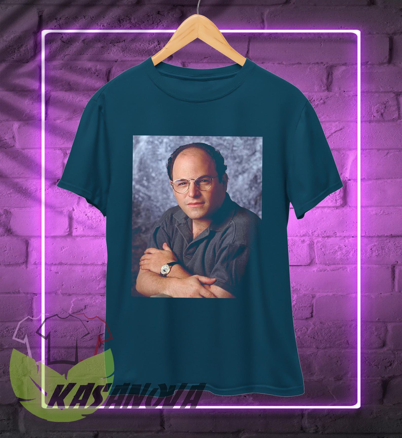 George Costanza T-Shirt, The Seinfeld Sitcom Merch Shirt, 90s Retro Casual Unisex T-Shirt S