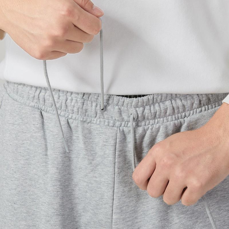 PUMA Logo Printed Solid Knit Breathable Drawstring Pants Men Bottoms Gray 533118-04