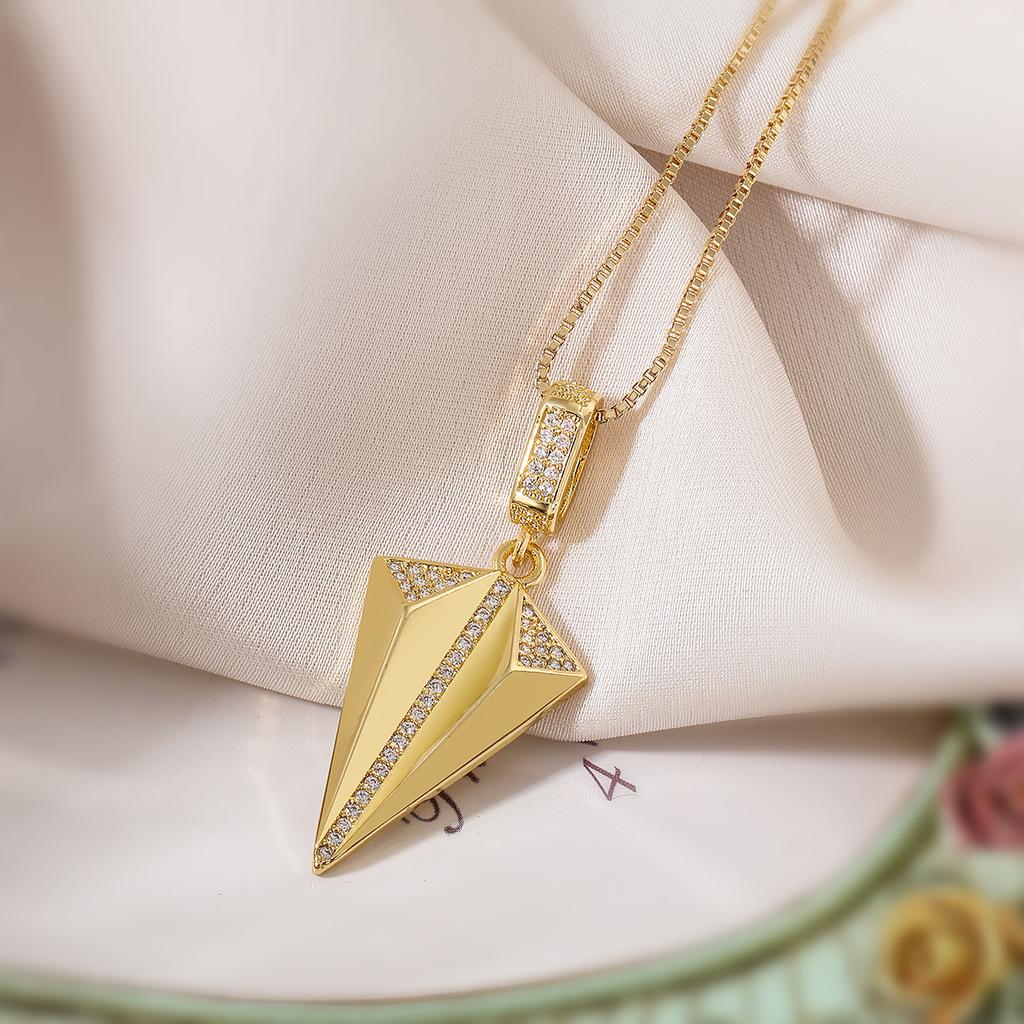 1pc Fully Crystalized Stainless Steel Luxury Star Necklace For Women