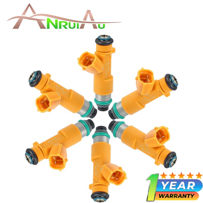 6PCS Fuel Injector Nozzle Compatible with Infiniti EX37 FX37 G37 M37 Q40 Q50 Q60 Q70 Q70L QX50 QX70 3.7L V6 2008- 16600EY00A