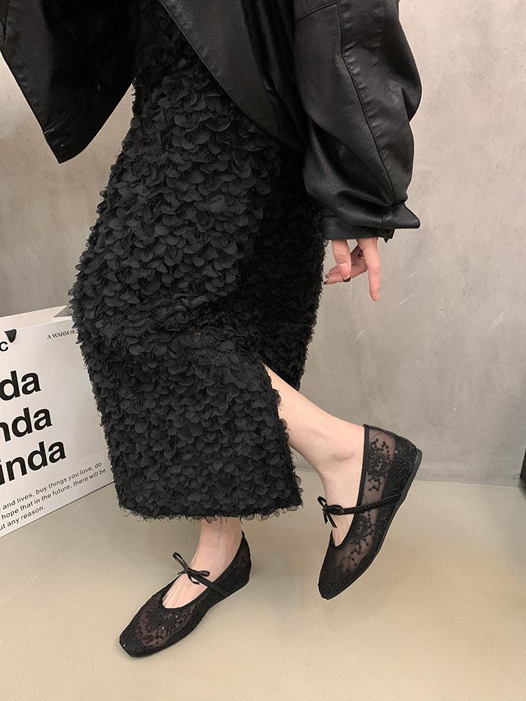 Evening wind shoes retro new Chinese single shoes women's shoes inner height increase 2025 early spring new French evening wind Mary Jane shoes