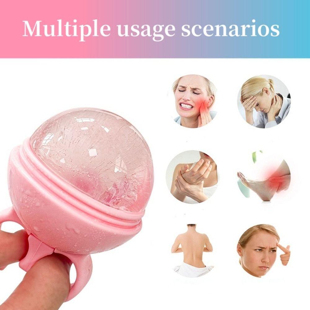 Alleviate Puffiness Ice Roller Silicone Ice Massage Roller  Facial Icing Tool
