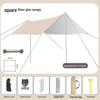 Suiyuan 3x4,5m Quadratisches Outdoor-Vordach