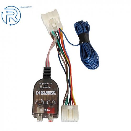 Add An Amplifier Adapter W/Amp Turn On Wire FIT FOR Toyota Subaru Scion Lexus