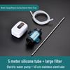 Elektrický sifonový čistič akvária: Dobíjecí sací nástroj na odpadky pro želvy a ryby